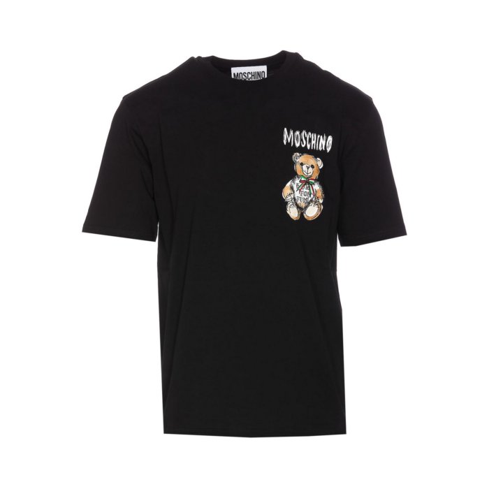 セール☆Moschino☆モスキーノ Teddy Bear ベア ロゴ Tシャツ Moschino テディベア Tシャツ | ブラック | FARFETCH JP