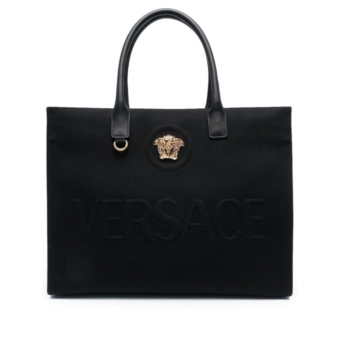 Versace ブラック トートバッグ 楽天市場】ヴェルサーチ バッグ レディース VERSACE トート