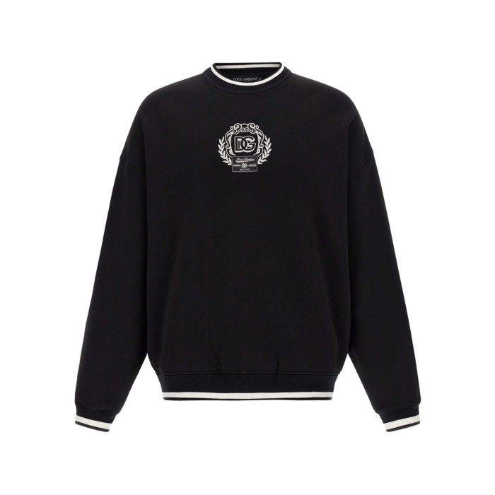 DOLCE & GABBANA ネイビー トレーナーフード付き DOLCE & GABBANA ネイビー トレーナーフード付き DOLCE&GABBANA