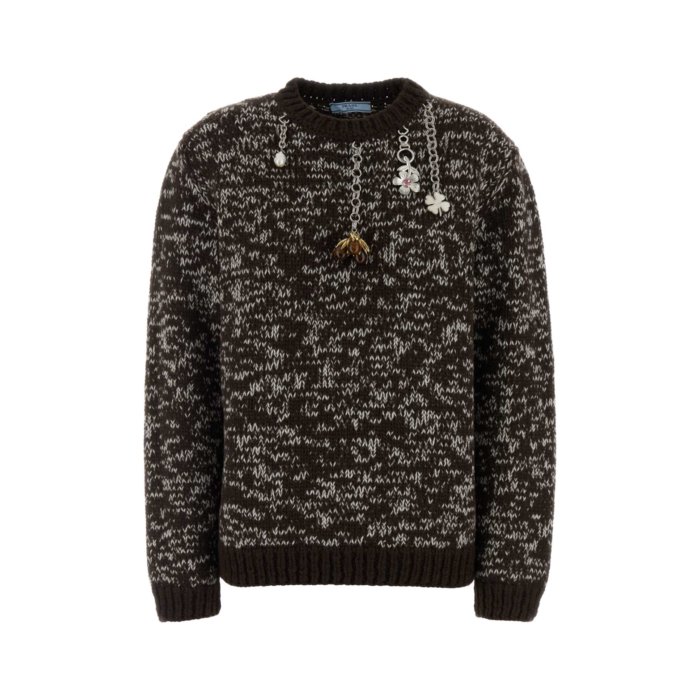 PRADA プラダ モヘアニット カーディガン 最終値下げ】prada プラダ モヘア ニット カーディガン