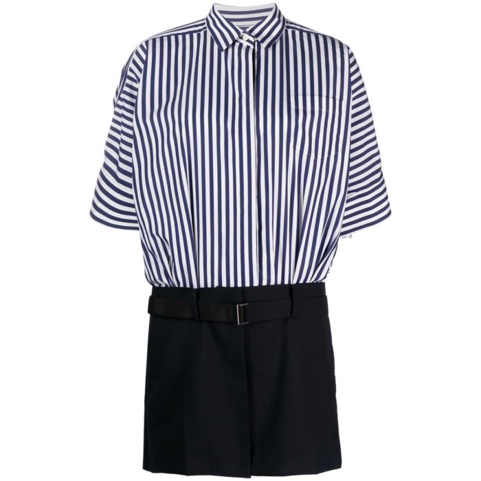 楽天市場】sacai / サカイ | レオパード柄シースルージャンプスーツ