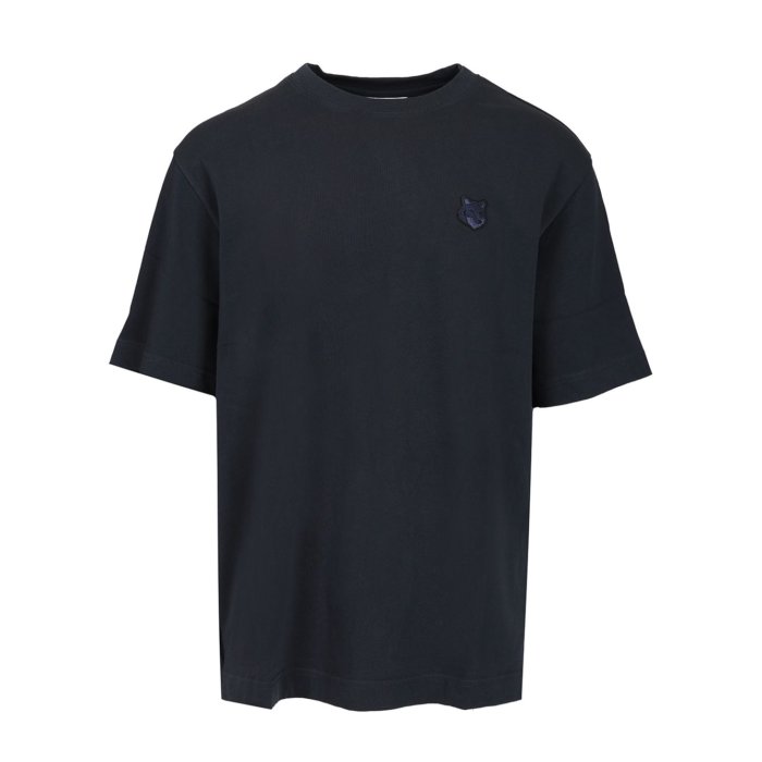 メゾンキツネ Tシャツ XS ブラック Maison Kitsune（メゾンキツネ）の「DOUBLE MONOCHROME FOX HEAD