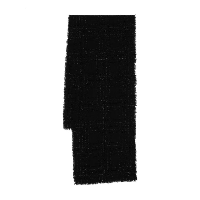 JACQUEMUS マフラー ブラック JACQUEMUS マフラー ストール L ECHARPE レディース メンズ