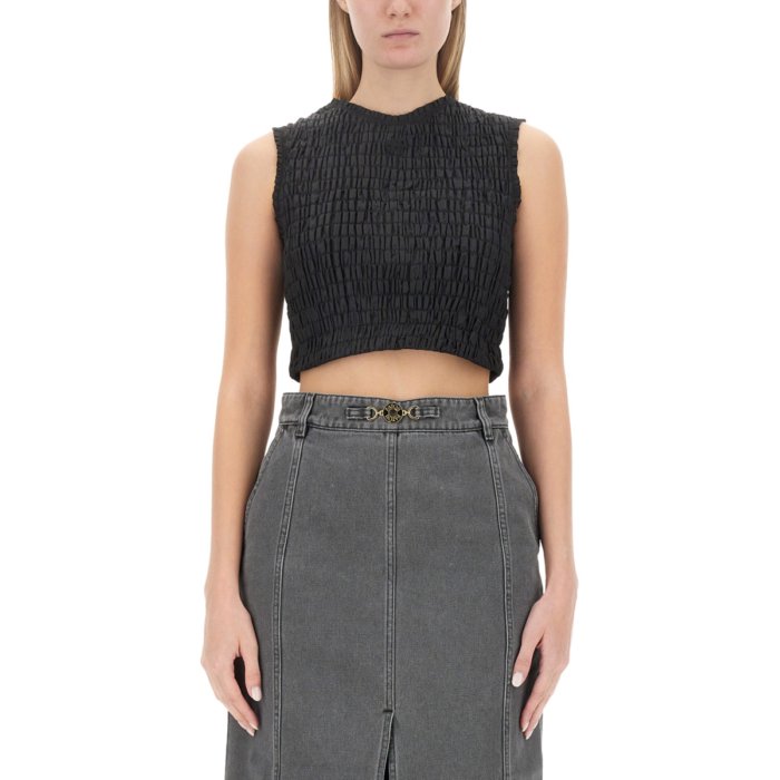 楽天市場】PATOU パトゥ パフロングスリーブブラウス GROS GRAIN LONG