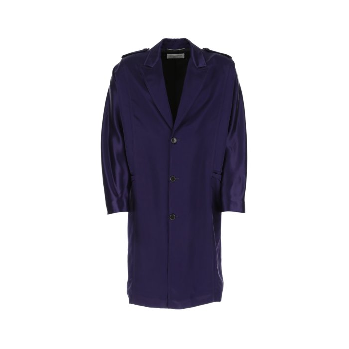 【限定セール】イヴサンローラン　ダブルブレストコート タッセル付き　ビッグカラー 限定セール】イヴサンローラン ダブルブレストコート タッセル