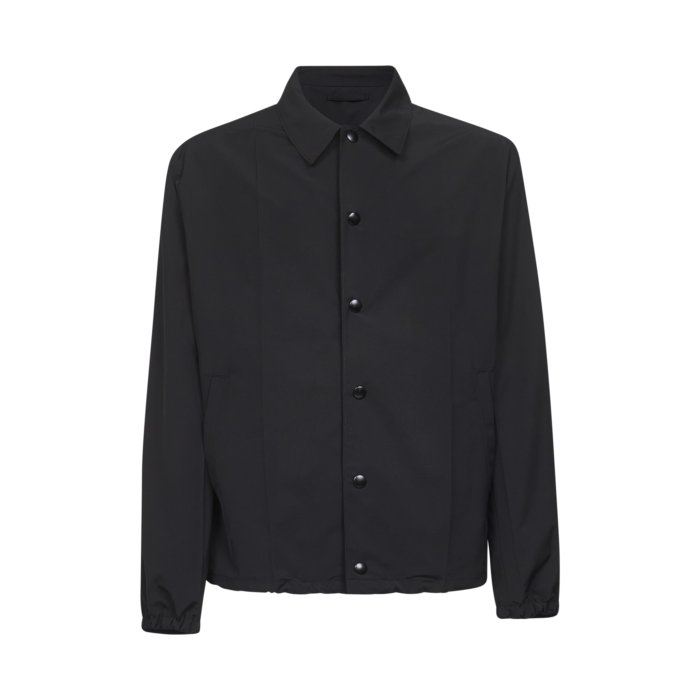 PRADA ジャケット プラダ ファー付 ロングダウンジャケット（コート）29Z117 黒