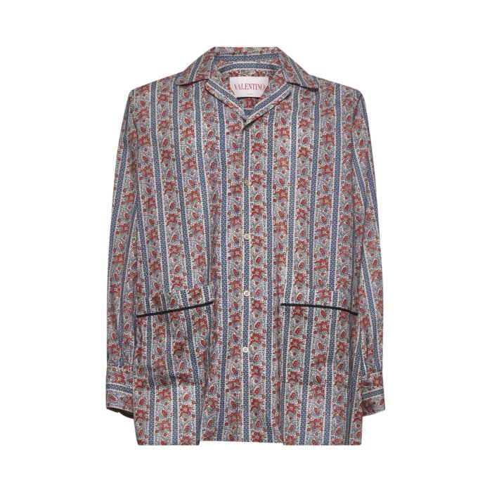 ◆VALENTINO(バレンティーノ)パパカラー長袖シャツ ◇VALENTINO(バレンティーノ)パパカラー長袖シャツ