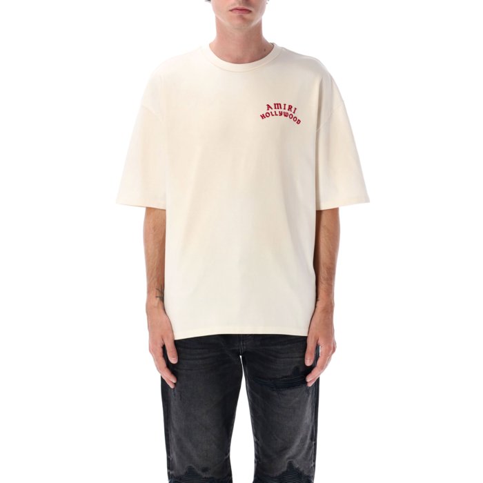 【AMIRI】関税込☆アミリ ステンシル Tシャツ グリーン AMIRI(アミリ) - VINTAGE AMIRI CRYSTAL STER TEE Tシャツ