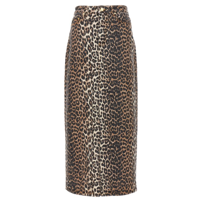 楽天市場】GANNI ガニー ロングスカート Cotton Poplin Maxi Flounce