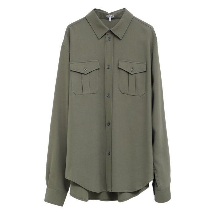 楽天市場】LOEWE ロエベ Patchwork Check Shirt チェックシャツ