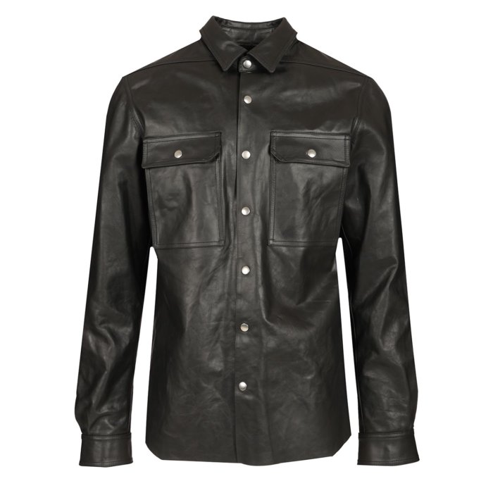 Rick Owens シャツジャケット　サイズ48 RICK OWENS - 【24AW】アウター シャツ / OUTER SHIRT