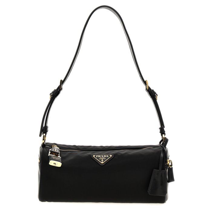 楽天市場】PRADA プラダフラップ付きショルダーバッグブラック