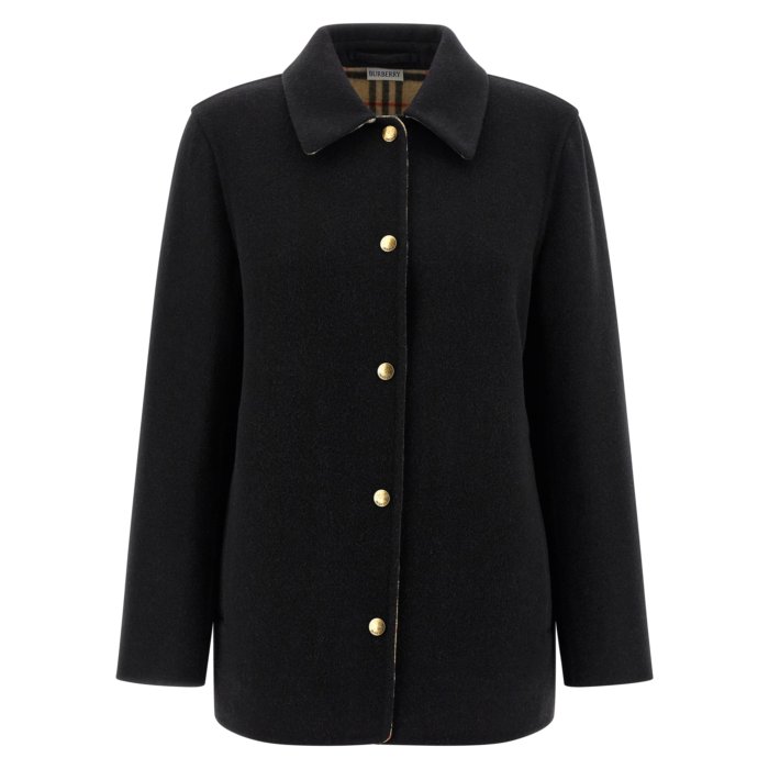 ★美品★バーバリー レディース ジャケット 黒 38 ウィメンズ ジャケット | レザー＆ボマー | Burberry® 公式サイト