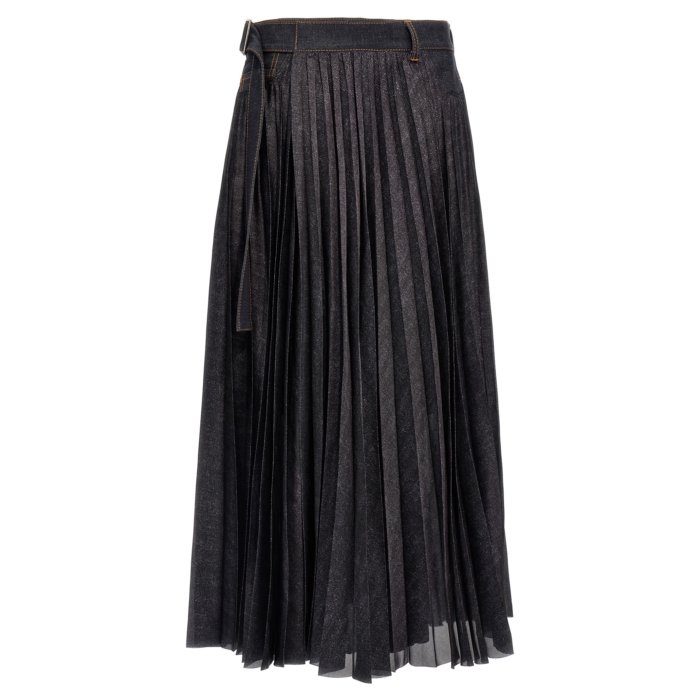 Nike sacai フレアスカート M ブラック Nike SACAI ブラック フレアスカート サイズL 美品 送料込 完売