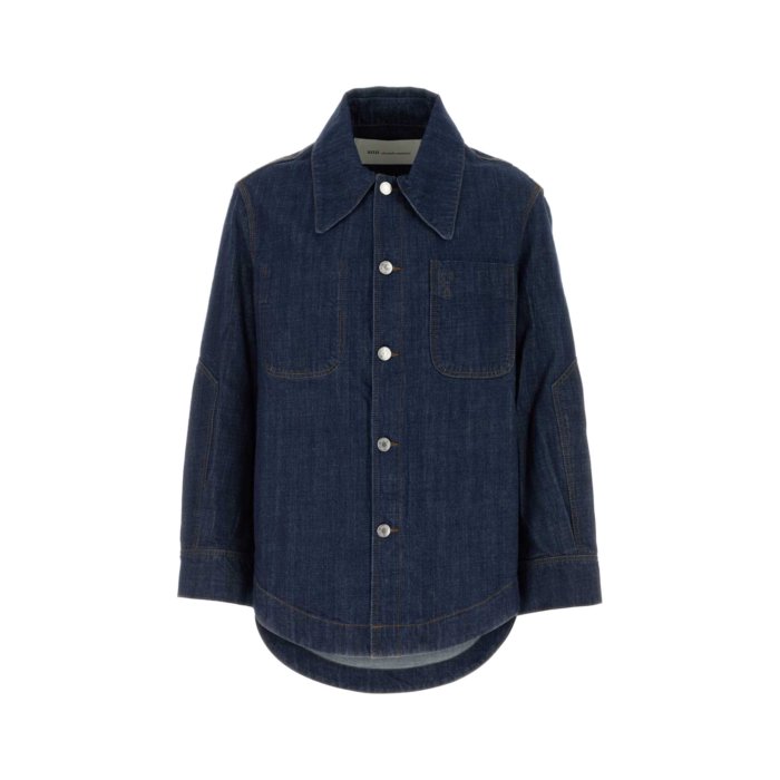 楽天市場】AMI PARIS アミ パリス Ami Denim Shirts デニムシャツ
