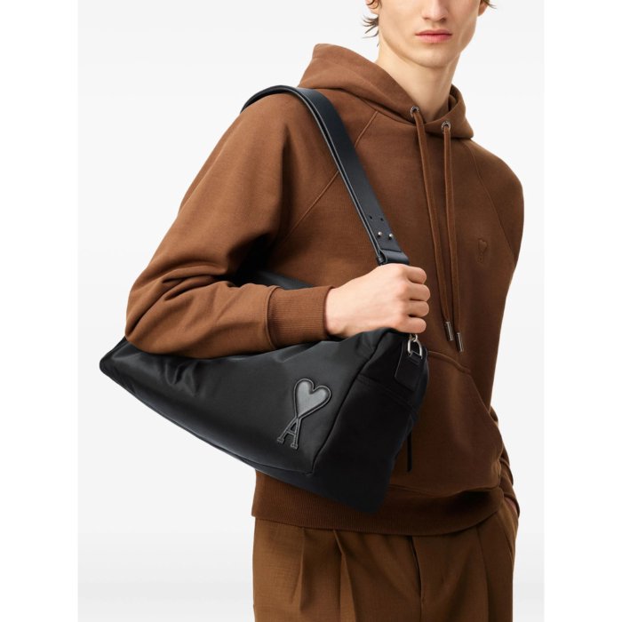 アミパリス AMI PARIS ウエストバッグ ウエストポーチ 正規品 アミパリス AMI PARIS ハートロゴ ウエストバッグ メンズ