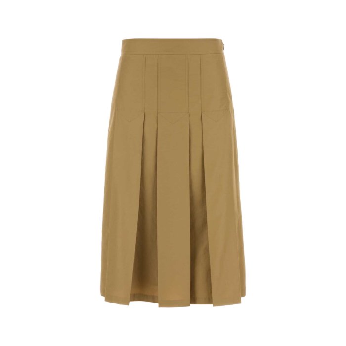 楽天市場】プラダ PRADA ボトムス スカート ツイード ウール グレー