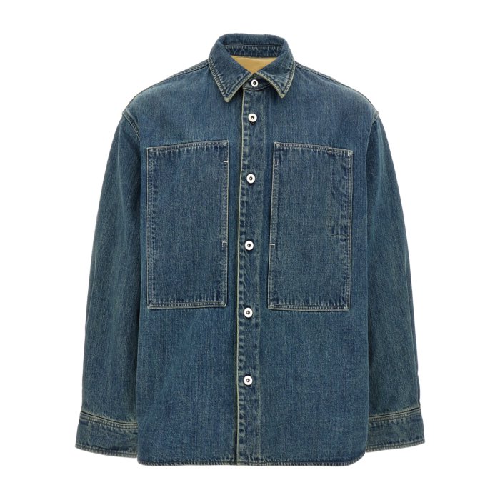 イタリア製 JIL SANDER ノーカラー スキッパー シャツ 5602000310933360_01_6873.jpeg