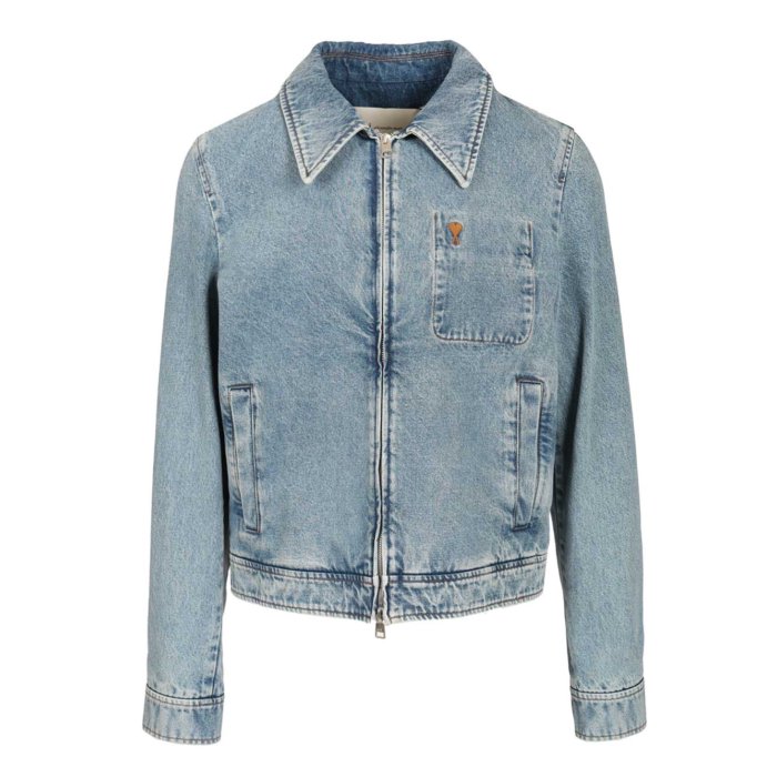 楽天市場】AMI Paris アミ パリス デニムジャケット シャツ AMI HEART