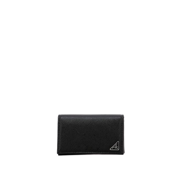 PRADA ブラック 二つ折り財布 ギャランティカード　プラダスポーツ　プラダ 楽天市場】プラダ 財布 メンズ PRADA 二つ折り札入れ 型押し