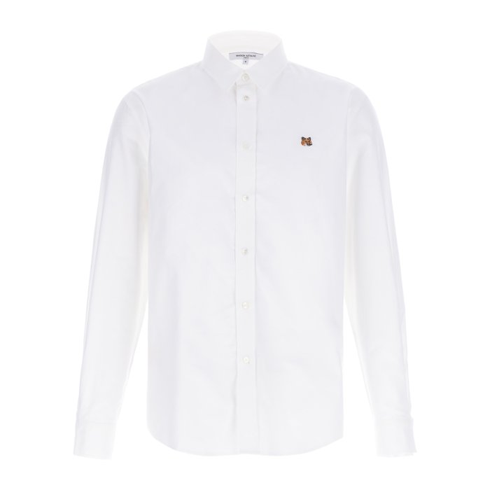 正規品　メゾンキツネ　ボタンダウンシャツ ＸＬタグ付 maisonkitsune 楽天市場】Maison Kitsune メゾンキツネ フォックスヘッドロゴ