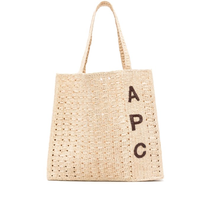 【関税込み】A.P.C. ベージュ Lou Chainette トートバッグ A.P.C.のベージュ Lou Chainette トートバッグがセール中