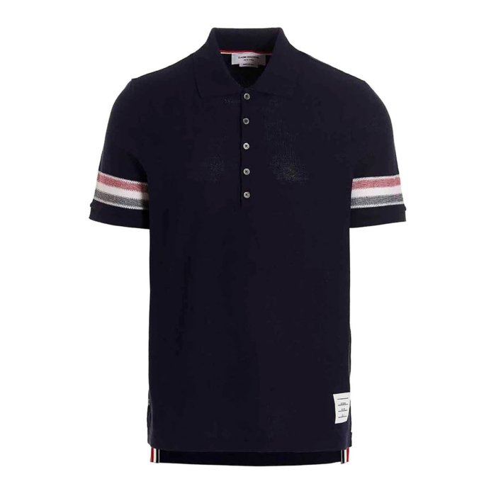 【超人気】Thom Browneトムブラウン/ポロシャツ/4bar/紺×白/2 楽天市場】thom browne（ポロシャツ｜トップス）：メンズ