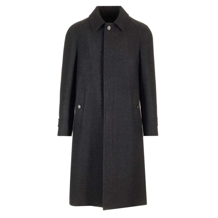LARDINI ラルディーニ ベルト付 ステンカラーコート X2566 LARDINI ラルディーニ ベルト付 ステンカラーコート X2566｜メンズ