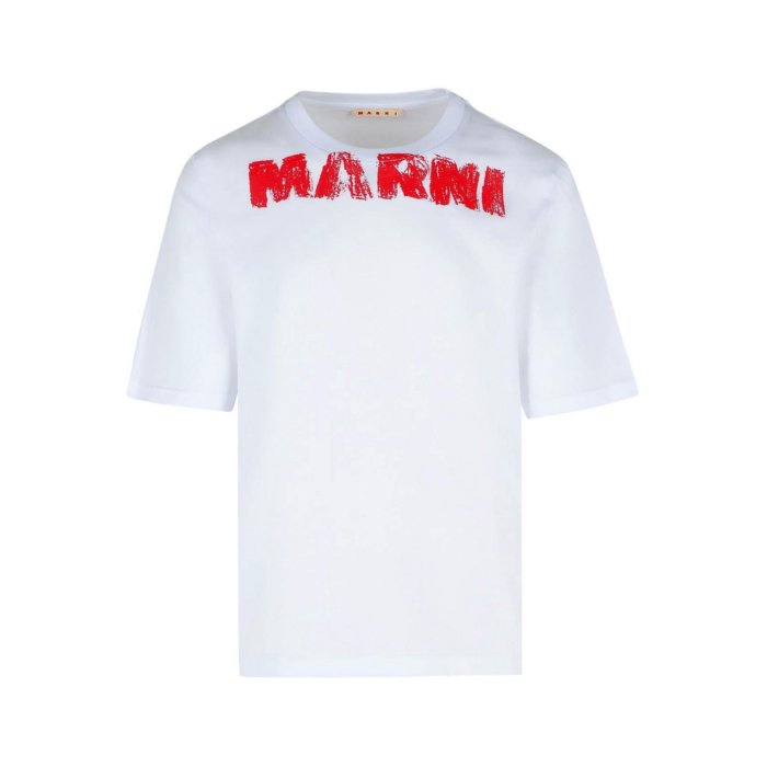 marni マルニ　ロゴTシャツ　サイズ50 楽天市場】MARNI マルニ Oversized Logo T-Shirt Tシャツ 半袖