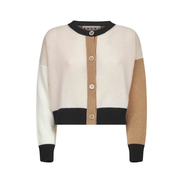 【MARNI】 マルニ フリルカーディガン ポルトガル製　O971 MARNI】 マルニ フリルカーディガン ポルトガル製 O971 レディース
