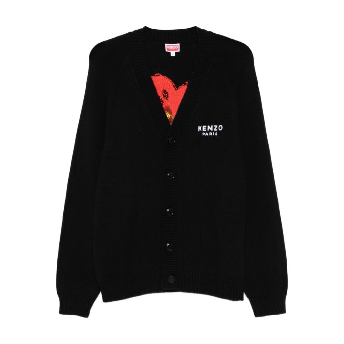 KENZO カーディガン ブラック 楽天市場】ケンゾー エレファント カーディガン 黒色 ブラック メンズ