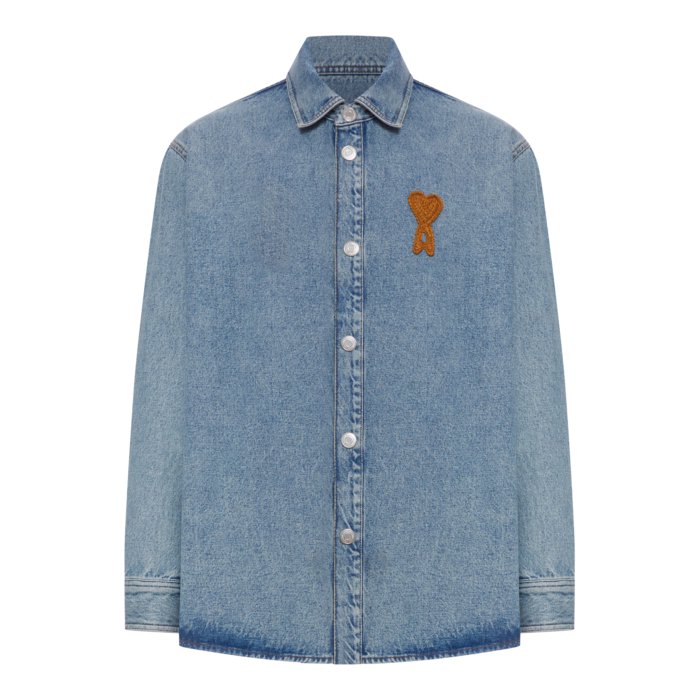 楽天市場】ami paris アミパリス シャツ USH125.CO0029 メンズ 長袖