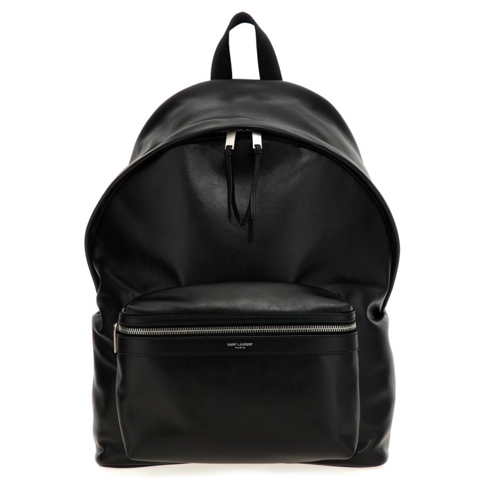 ★Saint Laurent★シティ サンローラン★ シティ バックパック（ナイロンキャンバス＆レザー） | Saint