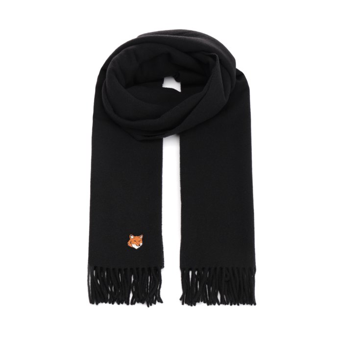 楽天市場】MAISON KITSUNE メゾンキツネ マフラー NM06201 WA0018