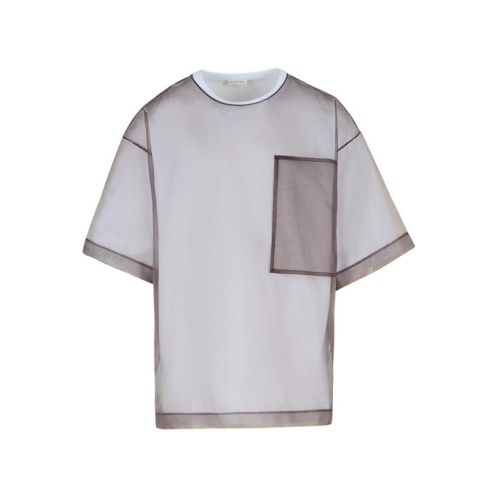 【Dries Van Noten】 コットンTシャツ スモーク ドリス ヴァン ノッテン DRIES VAN NOTEN DRIES VAN NOTEN T