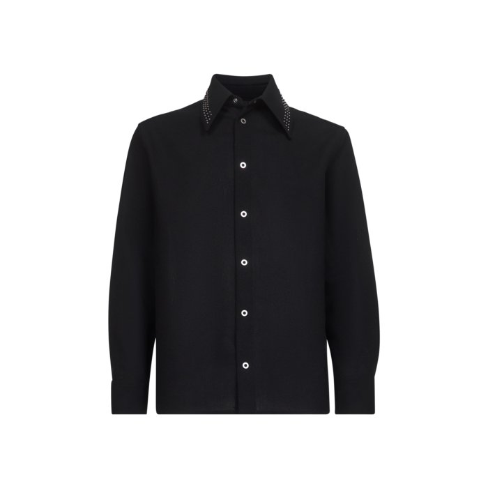 ジルサンダー　サイズ40　長袖シャツ a□+J ジルサンダー×ユニクロ JIL SANDER×UNIQLO 無地 長袖