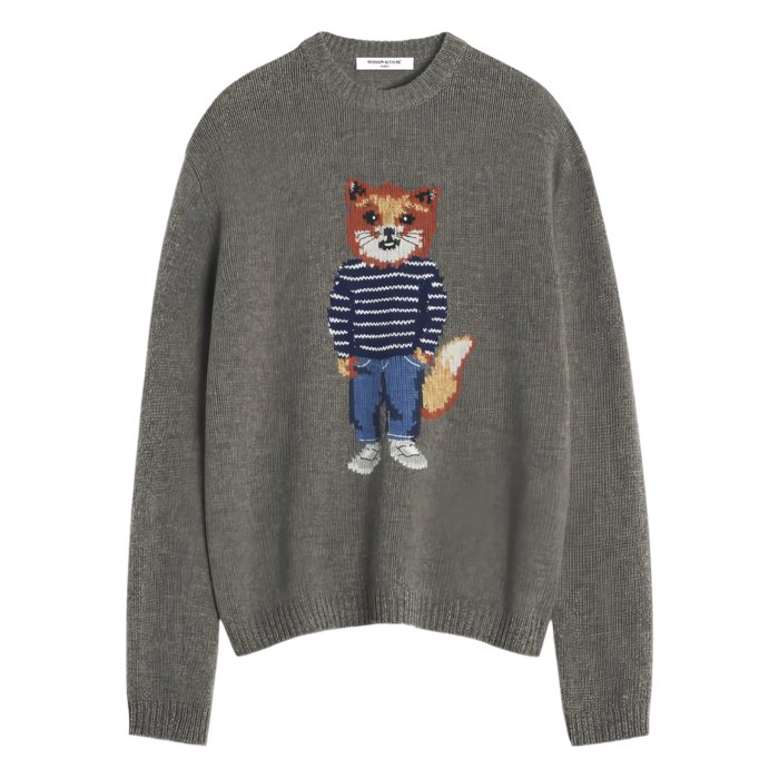 メゾンキツネ Maison Kitsuné ニット カーディガン MAISON KITSUNE