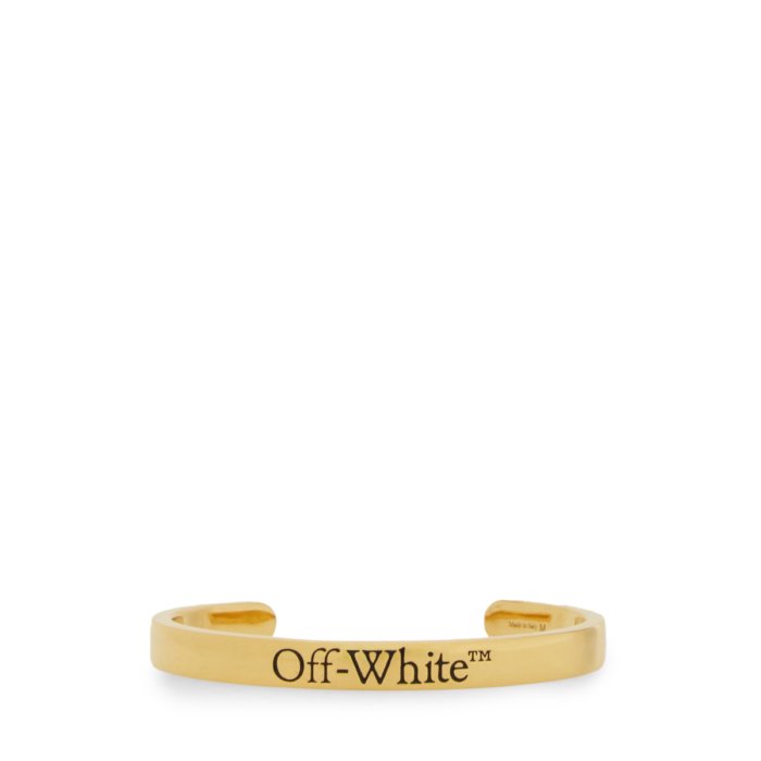 【新品未使用】Off‐White◆アローブレスレット オフホワイト ロゴ 新品未使用】Off‐White◇アローブレスレット オフホワイト ロゴ