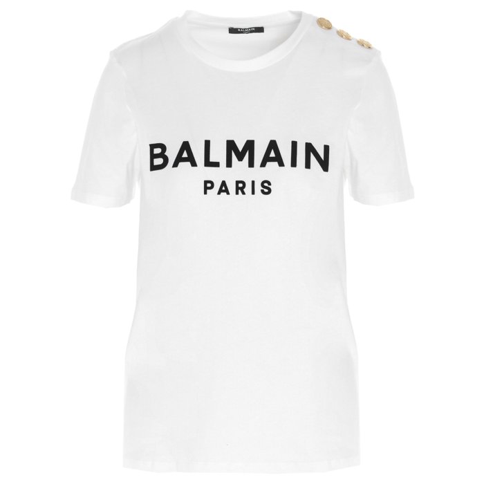 BALMAIN ロコフリントクルネックTシャツ XF1EF005BB02 GAB BALMAIN ロコフリントクルネックTシャツ XF1EF005BB02 GAB 楽天