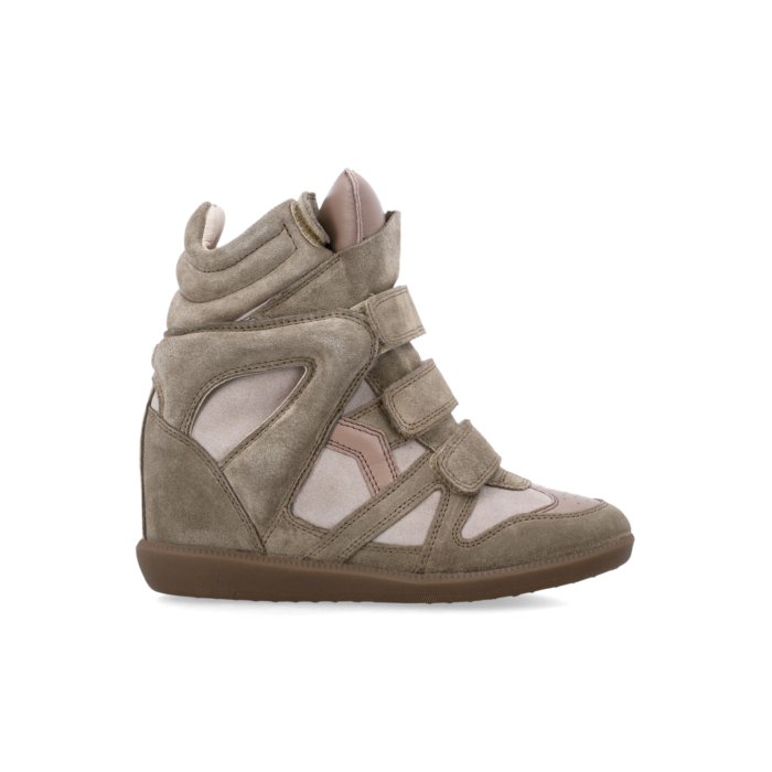 ISABEL MARANT ベージュ/カモフラージュ ハイカットスニーカー 37 ISABEL MARANT ベージュ/カモフラージュ ハイカットスニーカー 37