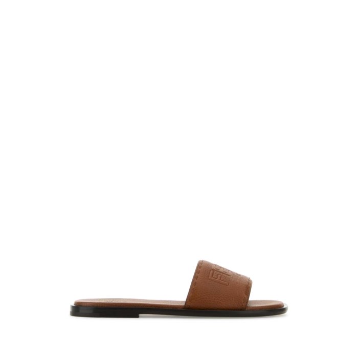 楽天市場】FENDI フェンディ FF Logo Slider Slippers 7X1233 A7MP