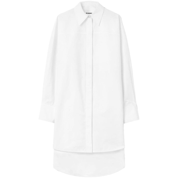 期間限定SALE JIL SANDER ホワイト ひざ丈 半袖ワンピース ホワイト（白）系 Jil Sander(ジルサンダー) ワンピース