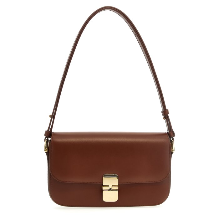 A.Ｐ.C Grace レザーワンショルダー　バケットバッグ　キャメル　2way A.P.C Grace レザーワンショルダー バケットバッグ キャメル 2way A