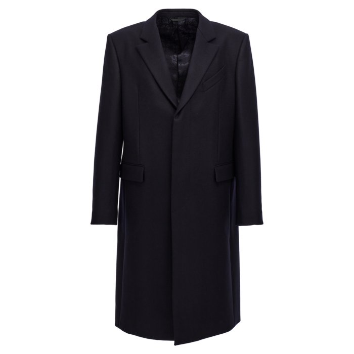 極美品 GIVENCHY ジバンシー ヴィンテージ　コート ブラック GIVENCHY ジバンシー ウール ダブルブレストコート バックファスナー