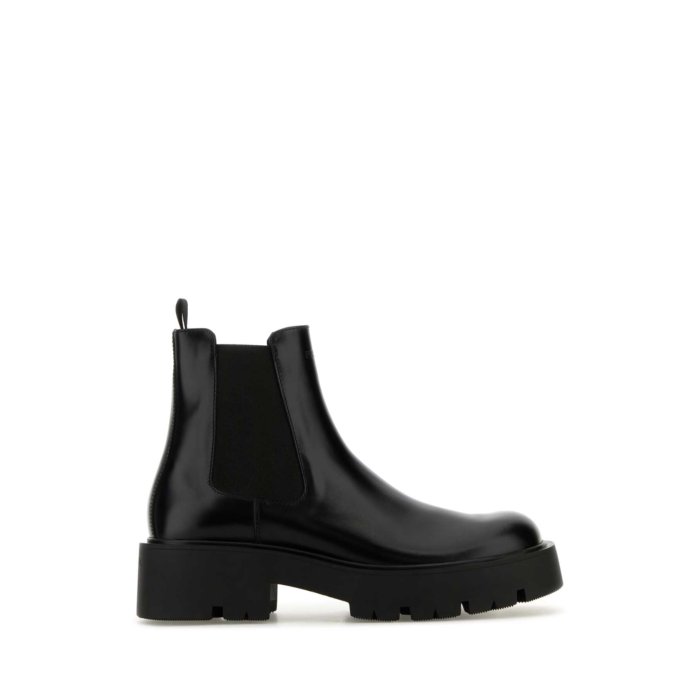 PRADA プラダ サイドゴアブーツ 本革 ブラック 黒 25.5 サイズ6 PRADA プラダ サイドゴアブーツ 本革 ブラック 黒 25.5 サイズ6