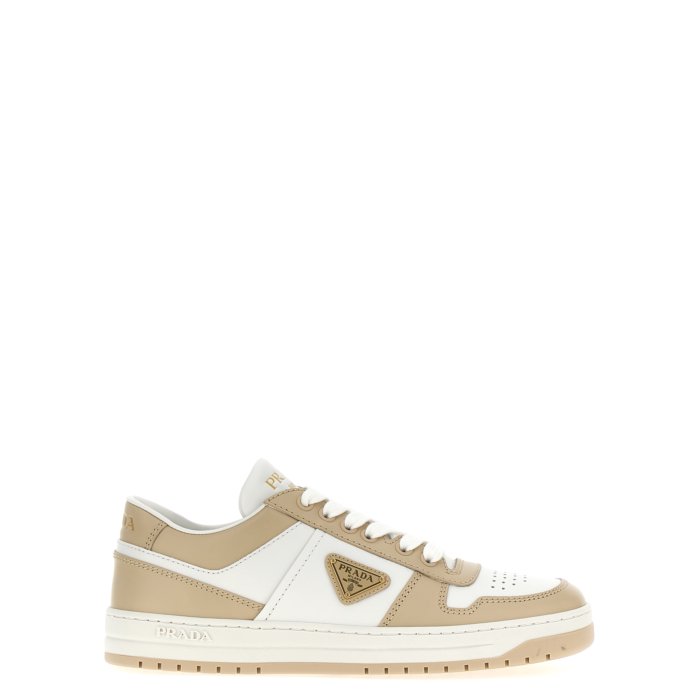 楽天市場】プラダ PRADA スニーカー パデッドレザー 三角ロゴ