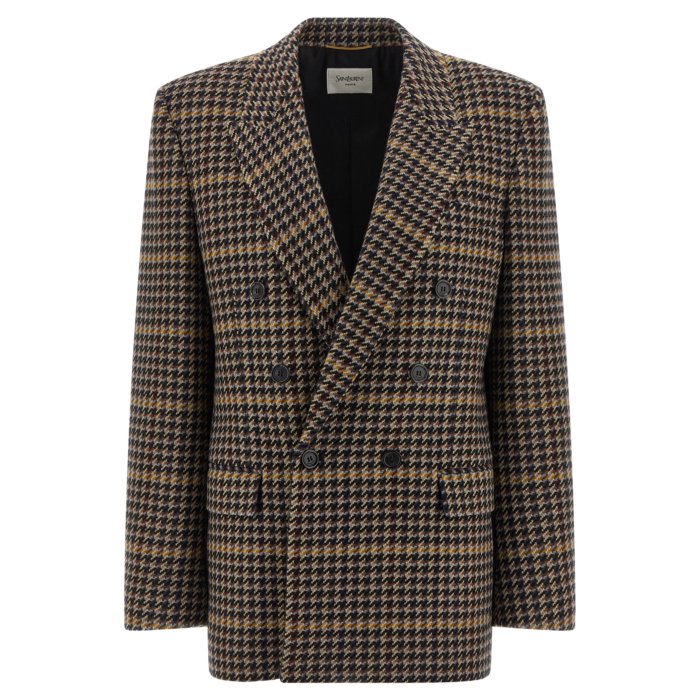 楽天市場】サンローランパリ ジャケット ブルー レディース SAINT