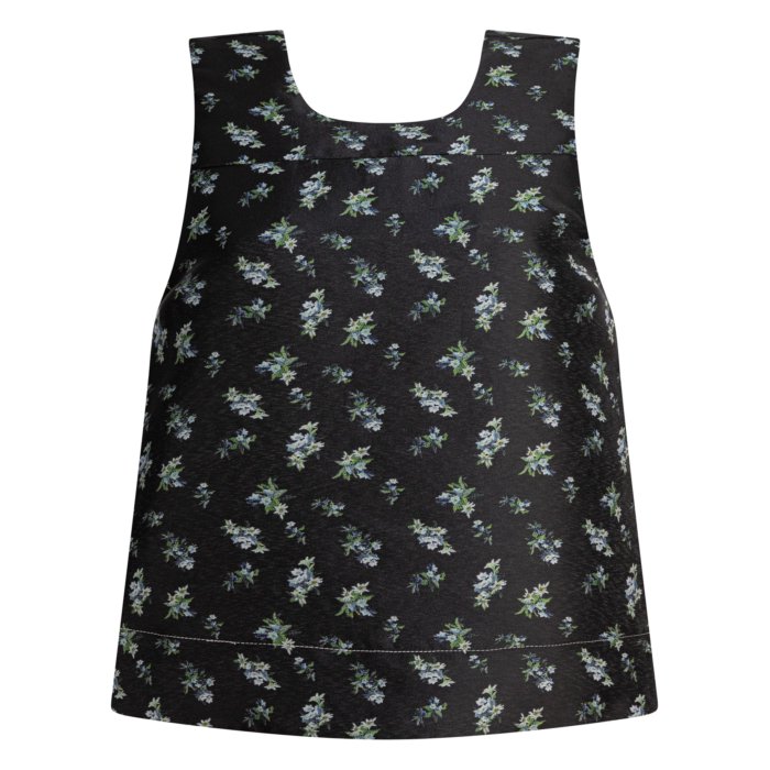 ビスチェ　GANNI 楽天市場】GANNI ガニー ビスチェ Drapey Melange Sleeveless