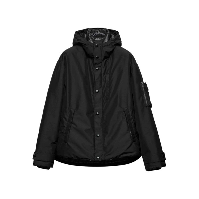 PRADAダウン PRADA(プラダ) 20AW fur white goose down jacket ファー