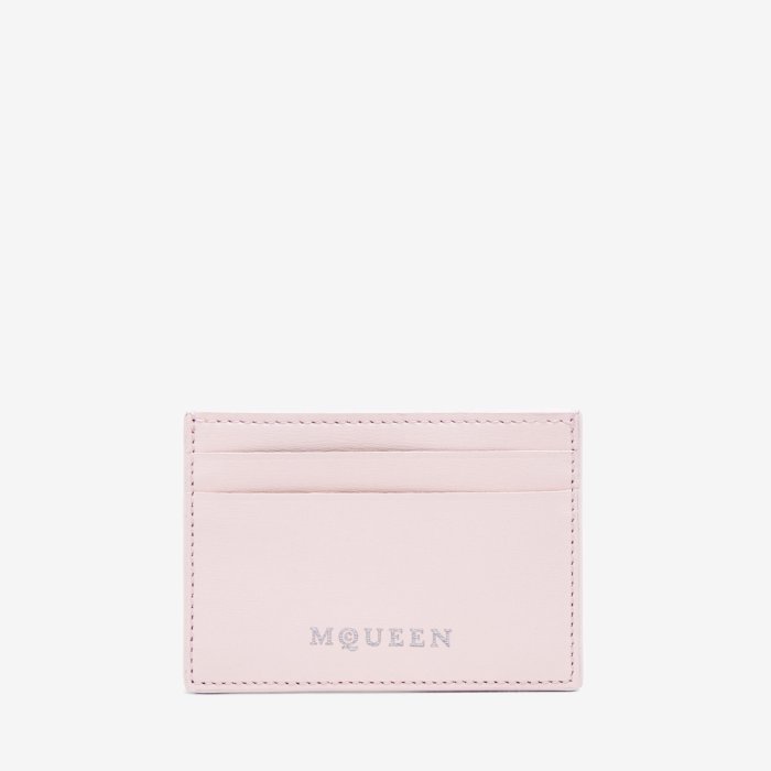 ALEXANDER MCQUEENマックイーン 二つ折り財布 ピンククロコダイル ALEXANDER MCQUEENマックイーン 二つ折り財布 ピンク